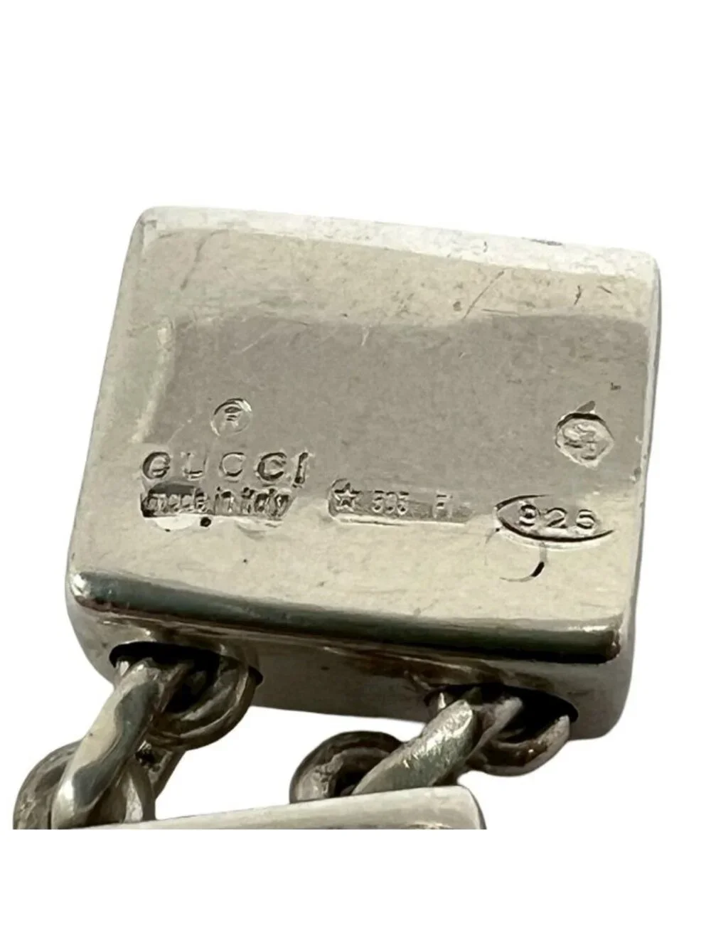Gucci Vintage 925 Sterling Silver Chain Bracelet
